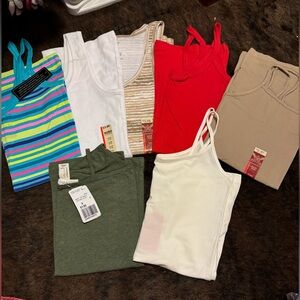 7 Brand New Tank Tops Size Small